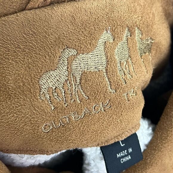 Outback Trading Co ladies brown button coat size Large - Picture 8 of 11